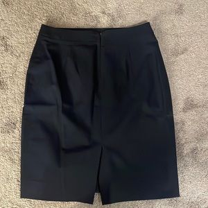 Banana republic navy suit skirt